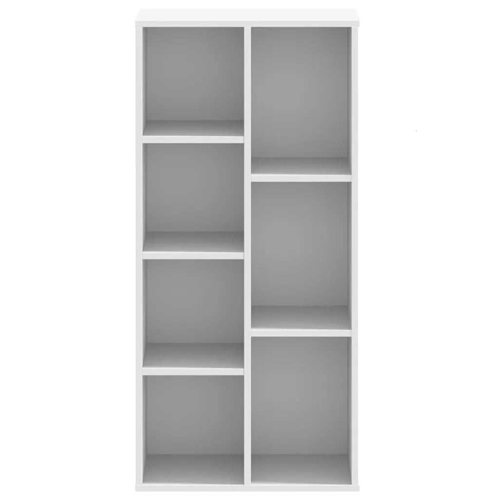 Libreria Bianca 50x25x105 cm in Legno Multistrato 852789