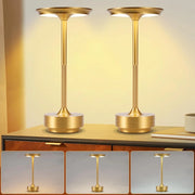 ZMH Lampada da tavolo wireless set 2 pezzi batteria touch dimmerabile USB ricaricabile per comodino camera letto