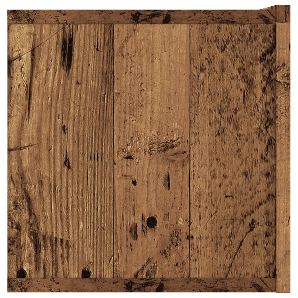 Mobile TV a Parete-Mobile TV a Muro Legno Antico 120x30x30 cm in Truciolato