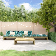 Set Divani da Giardino 4pz con Cuscini Legno Impregnato di Pino 3186143