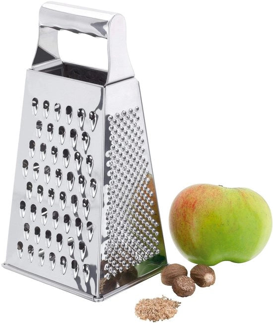 Raspiera per cucina in acciaio inossidabile, quadrata, per formaggio