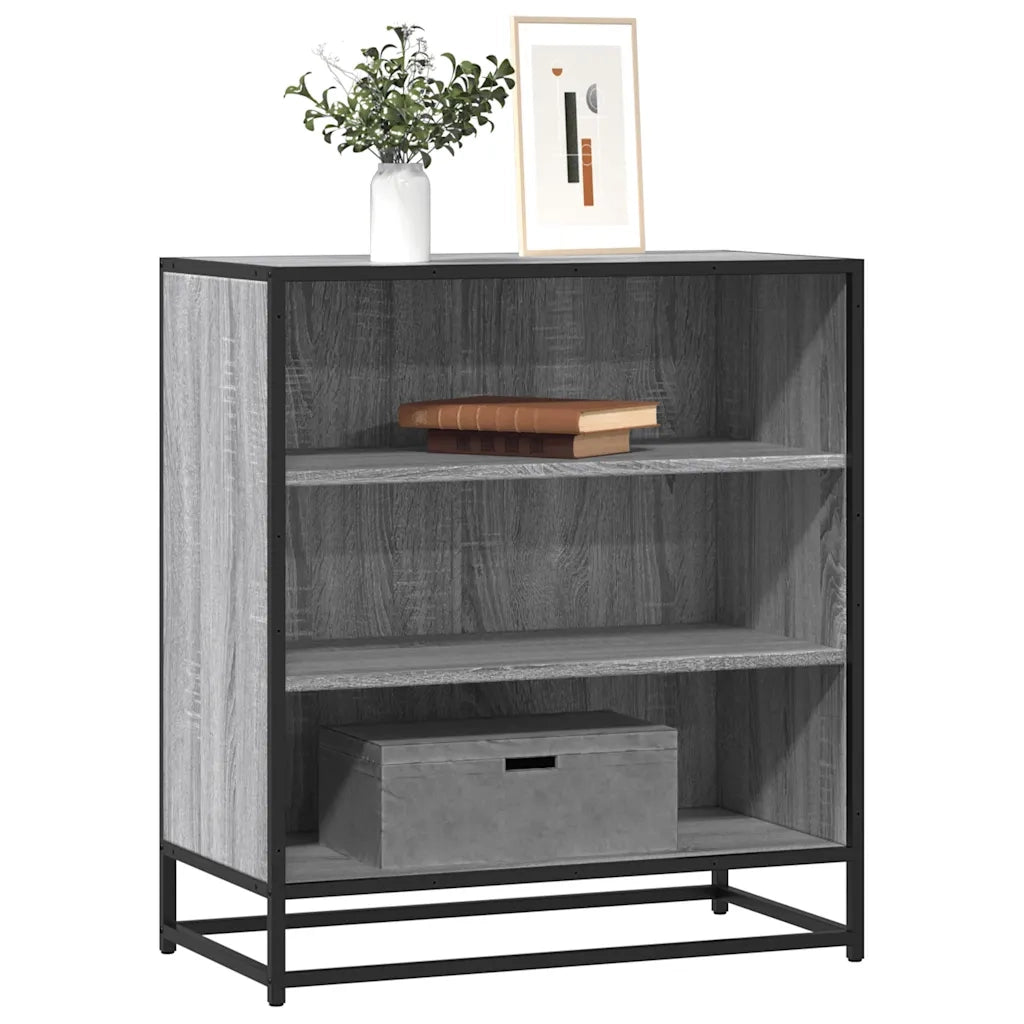 vidaXL Credenza Grigio Sonoma 68x35x76 cm in Truciolato e Metallo