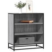 vidaXL Credenza Grigio Sonoma 68x35x76 cm in Truciolato e Metallo