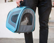 Porta Animali - Portaoggetto per Animali - 46x29x25.5cm - Blu chiaro