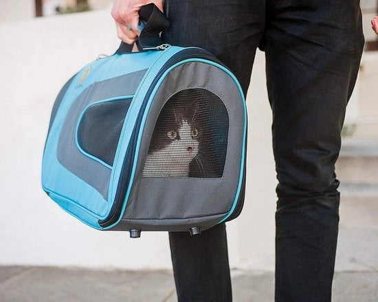 Porta Animali - Portaoggetto per Animali - 46x29x25.5cm - Blu chiaro