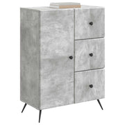 Credenza | Madia | Buffet da pranzo | Armadio da pranzo Grigio Cemento 66 x 34,5 x 90 cm Legno ingegnerizzato