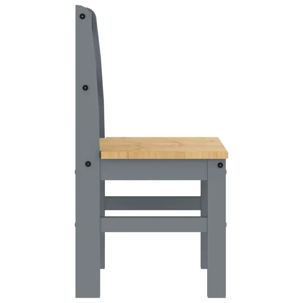 Sedie da Pranzo 2 pz | Sedie da cucina PANAMA 105x30x45 cm Legno Massello Pino
