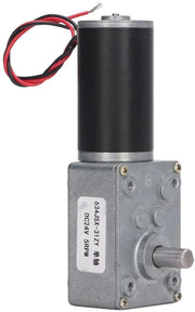 Motore riduttore DC 24V - Unico asse - 5 giri/min - Lega di alluminio - Coppia di torsione 30 kgf.cm - Adatto per macchina da stampa - Motore di trasmissione