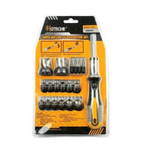 Set cacciavite 34 pezzi punte inserti torx bussole PH intercambiabili ART.250534