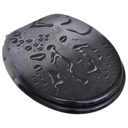 Coperchio da Toilette in MDF con Modello Gocce d'Acqua 141482