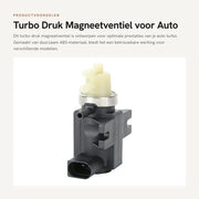 Vitamina per turbocompressore in ABS - Nuovo di fabbrica - Turbocompressore a magnete - Adatto per Avant/SEAT/Toledo - Codice OEM 1K0906627A - 1.9/2.0/2.5T - Turbocompressore