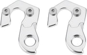 Fendinezza posteriore per bicicletta - Lega leggera - Compatibile con Rockrider - 2 pezzi - Inclusi viti - Resistente all'usura argento - Accessorio per bicicletta