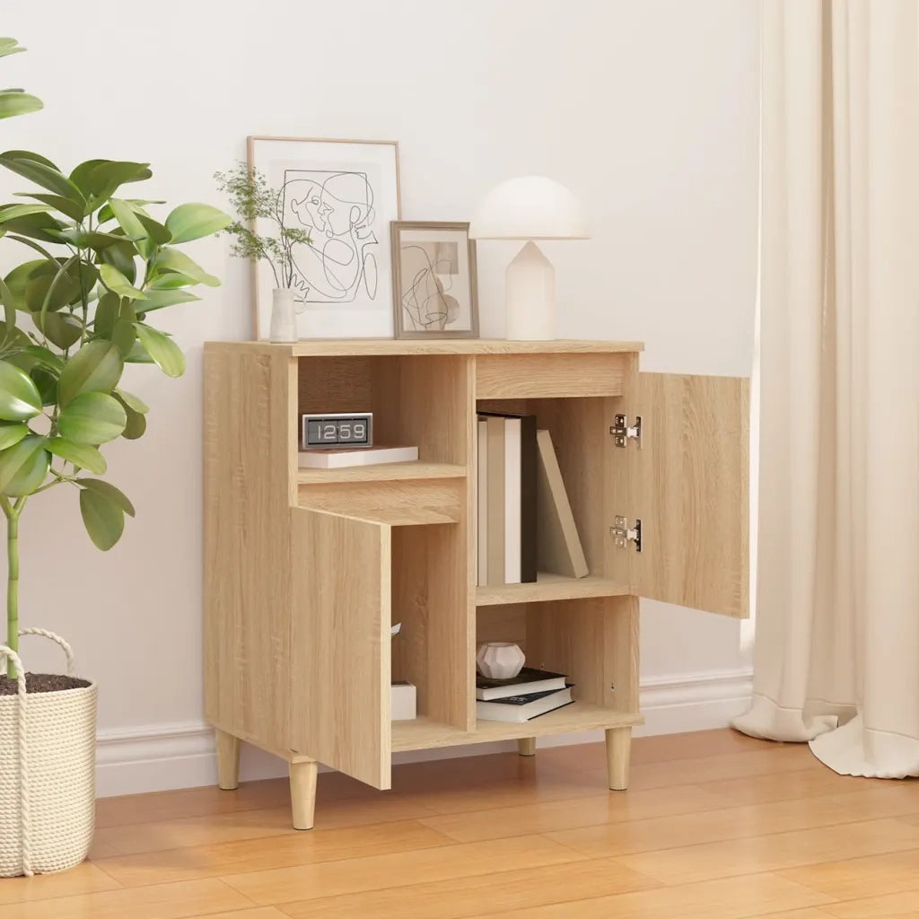 vidaXL Credenza Rovere Sonoma 60x35x70 cm in Legno Multistrato