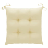 Sedie da Giardino Pieghevoli 4 pz con Cuscini Massello Acacia cod mxl 14689