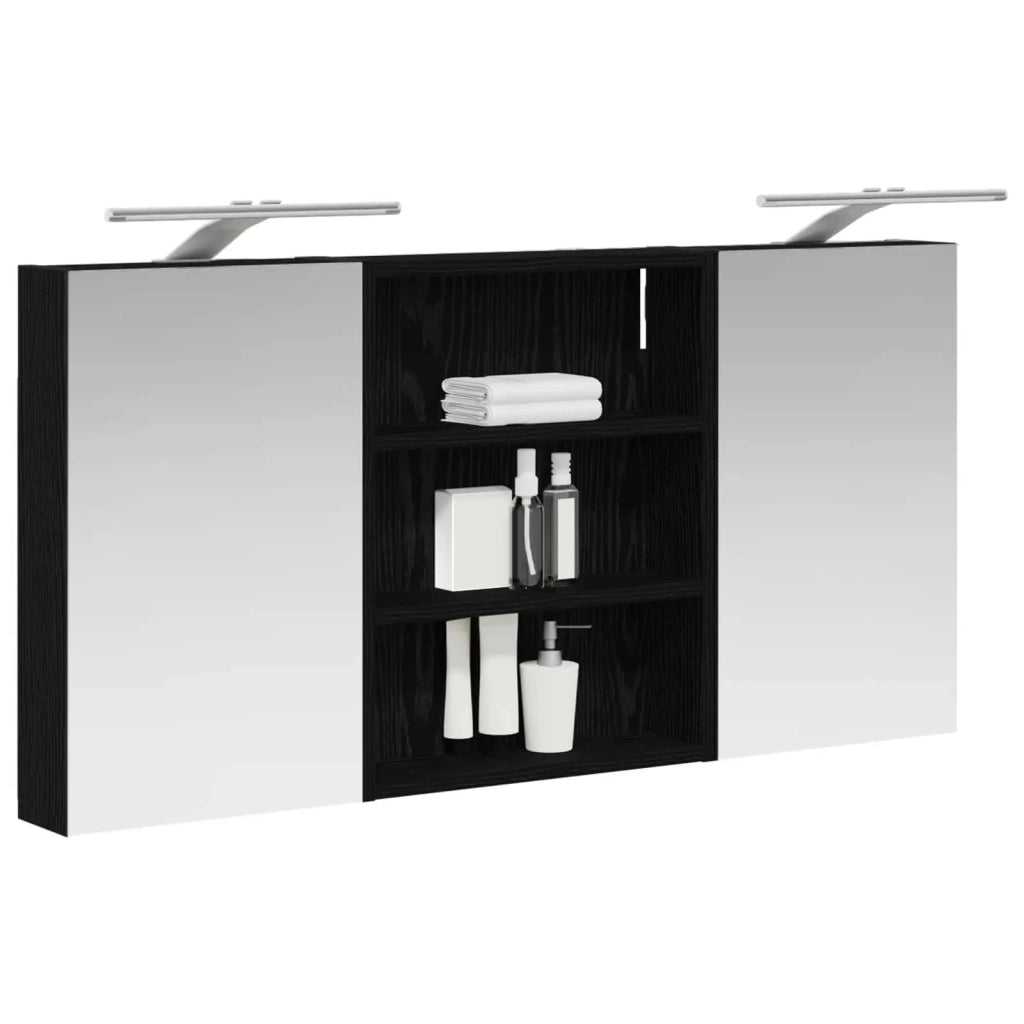Set di Armadi da Bagno con lo scaffale 3 pcs 100 x 10,5 x 50 cm