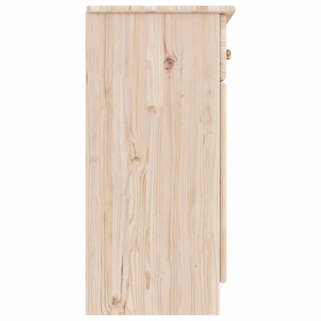 Credenza | Madia | Buffet da pranzo | Armadio da pranzo ALTA 77x35x73 cm in Legno Massello di Pino