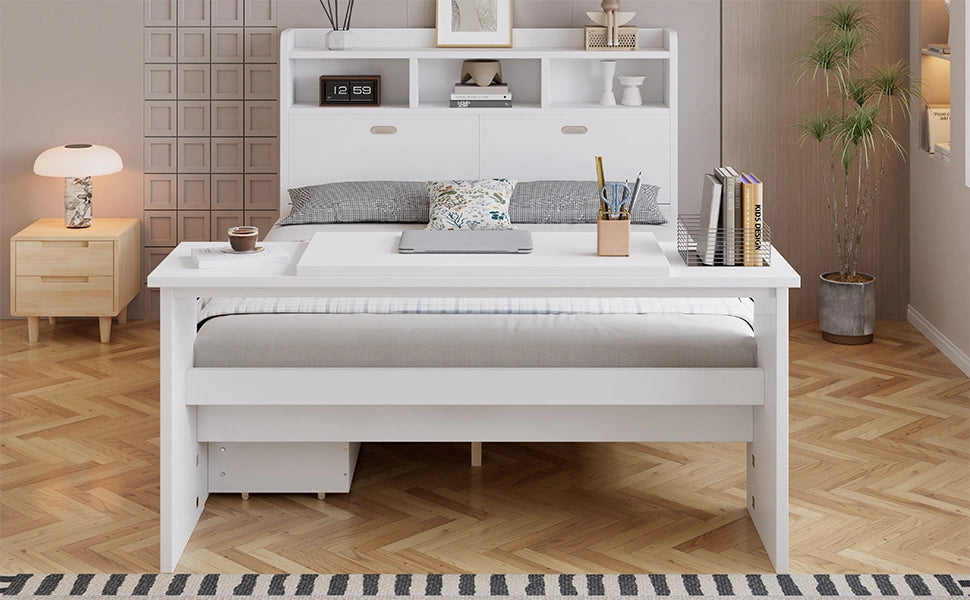 letto singolo legno bianco 140x200 cm