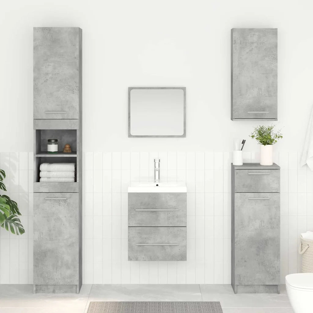 Armadio sottolavello Grigio cemento 38,5 x 41 x 48 cm