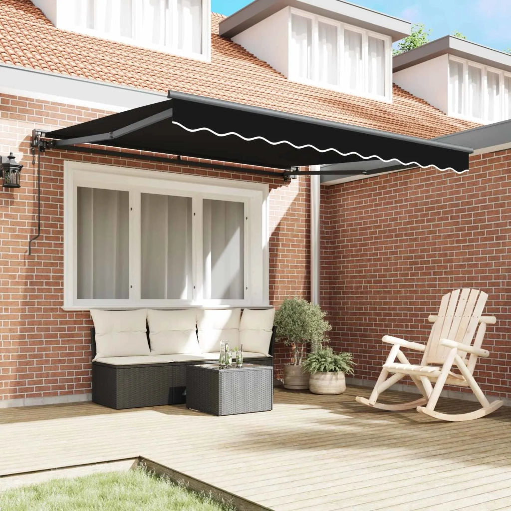 Struttura della tenda-Telaio per tenda da sole Nero 300 x 250 cm 896306