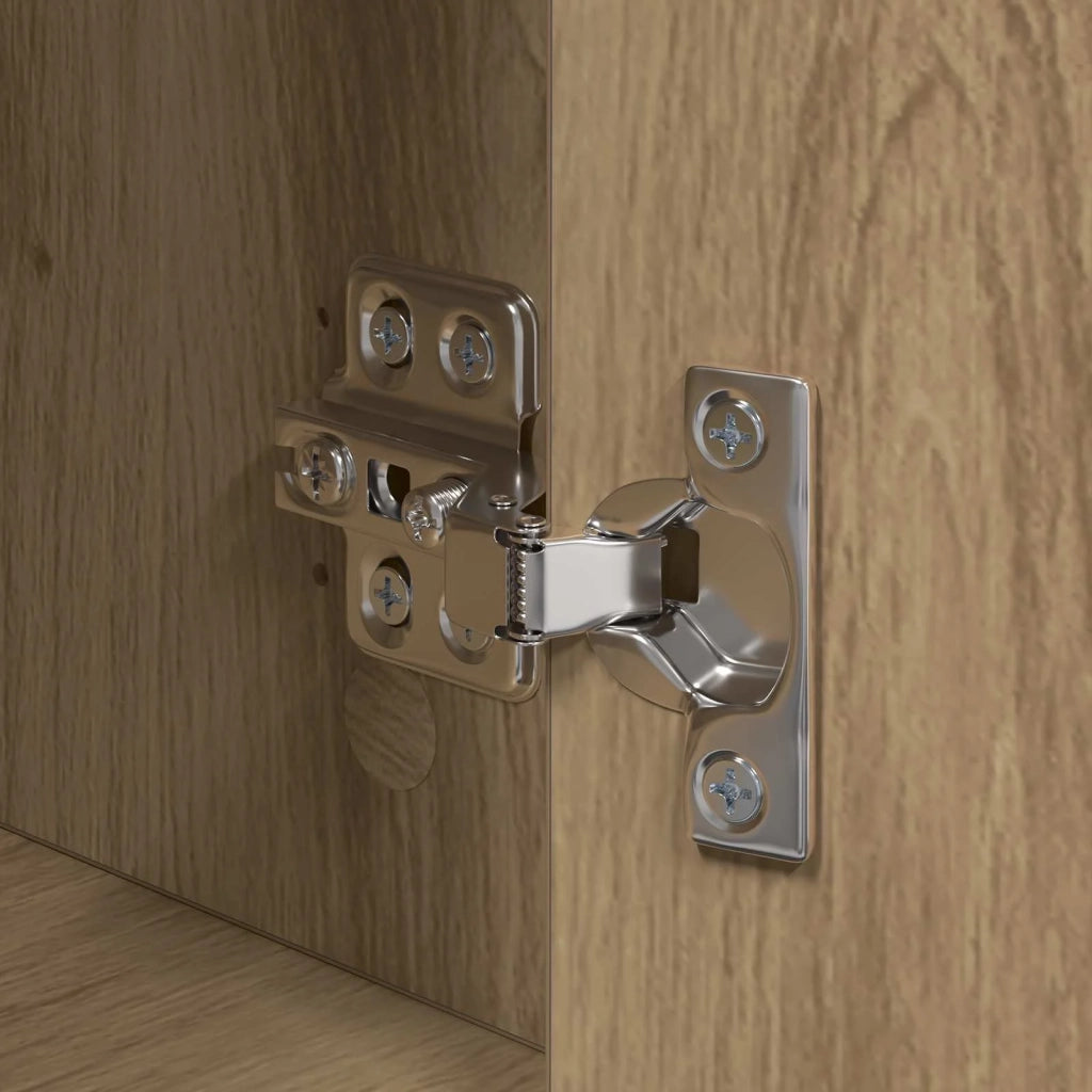 Set di 2 Comodini | Armadio da Notte | Mobiletto da notte rovere artigianale Legno multistrato