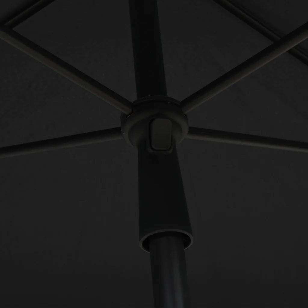Ombrello | Parasolne da Giardino con Palo 210x140 cm Antracite