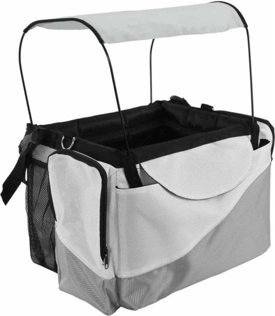 Borsa per bicicletta da dietro con ombrellino per gatti e cani da viaggio esterno