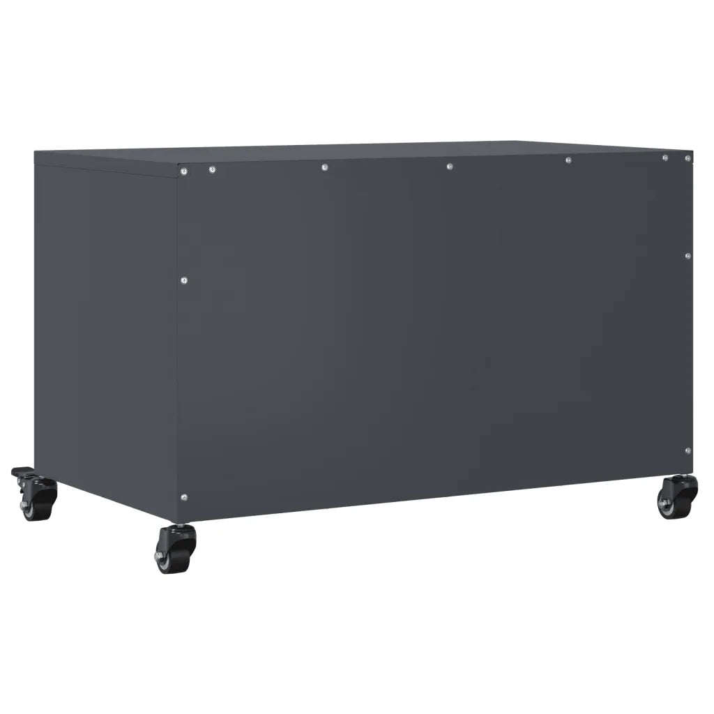 Mobile TV-Credenza TV-Console TV Antracite 68x39x43,5 cm in Acciaio 509725