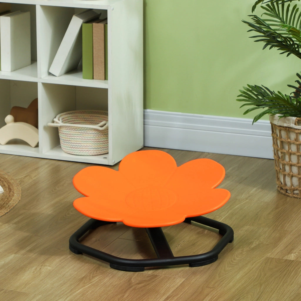 Sedia girevole per bambini sensoriale ¨C zephmum ¨C plastica arancione