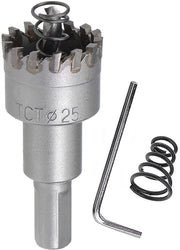 Taglieratrice per metallo pesante - Set di lame 15mm/50mm - Acciaio di alta qualità - Manicotto antisfregamento - Lame da taglio veloci - Finitura in acciaio inox - Taglieratrice per metallo