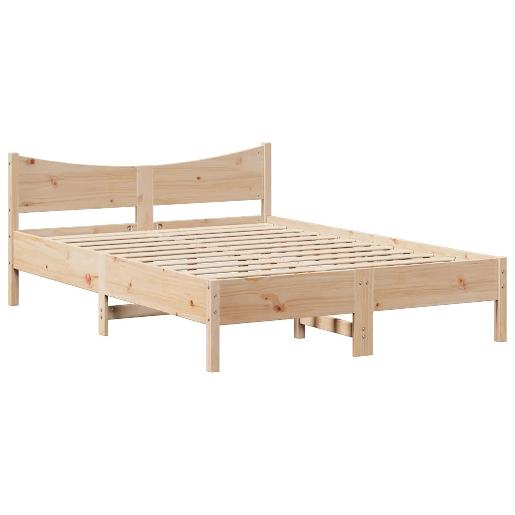 Giroletto con Cassetti 160x200 cm in Legno Massello di Pino
