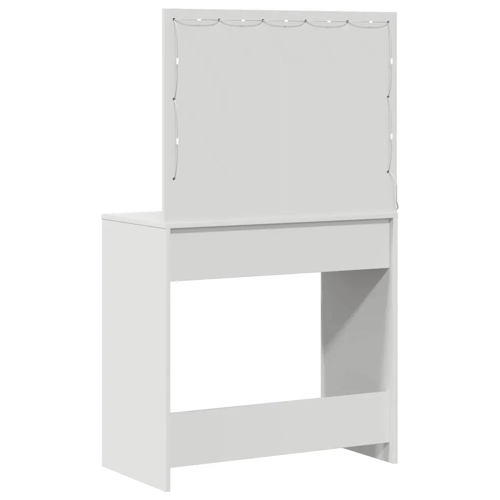 Tavolo da Trucco Bianco 78,5 x 41 x 135 cm Legno multistrato 865028