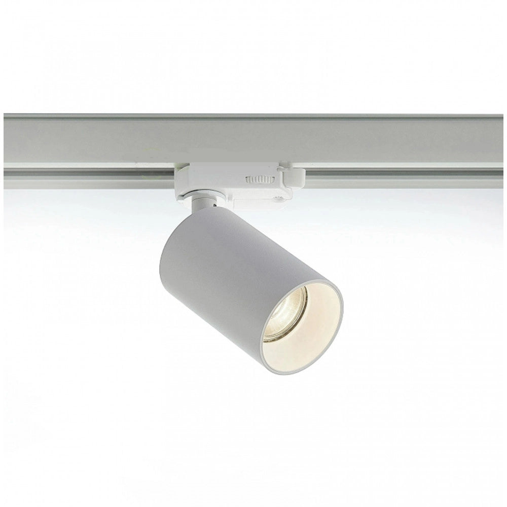 Trade Shop - Porta Faretto Lampadina Attacco Gu10 Per Binario Trifase Orientabile Faro Proiettore Gd18a -