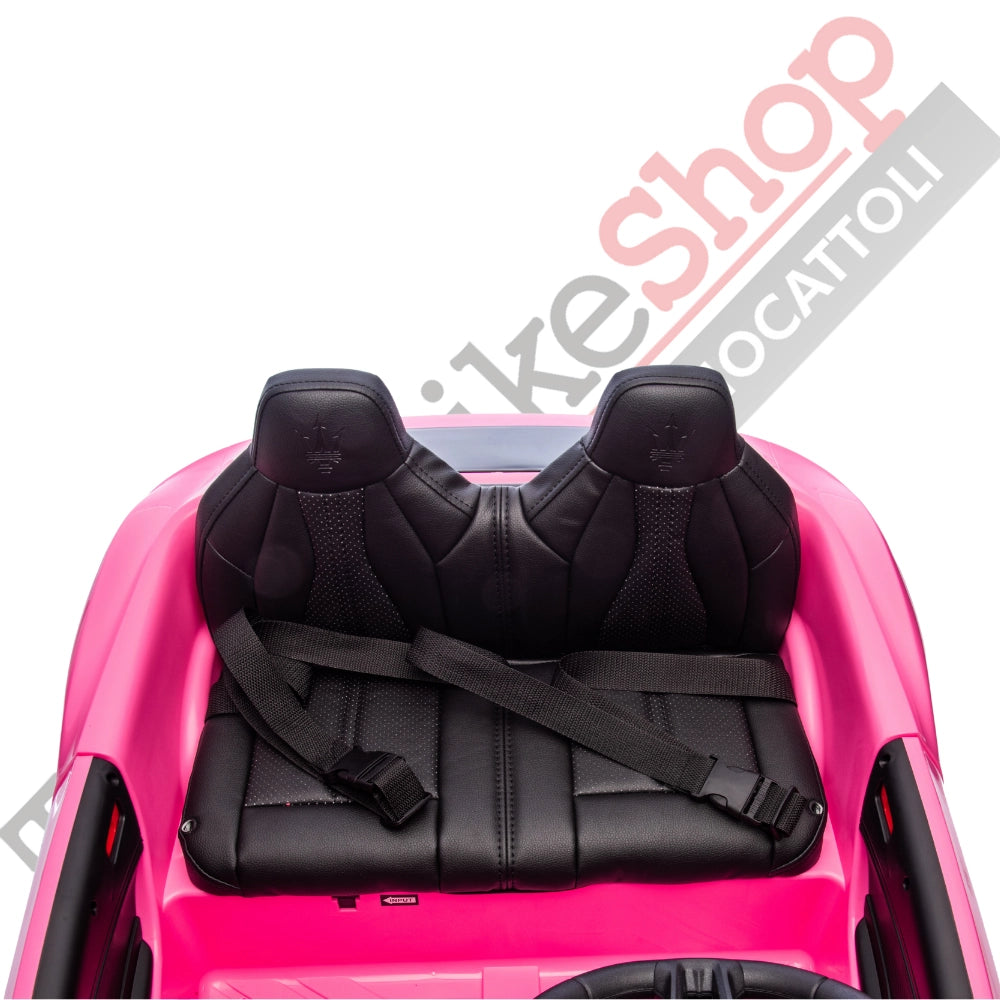 Auto Elettrica Per Bambini Maserati Folgore 12V-Rosa