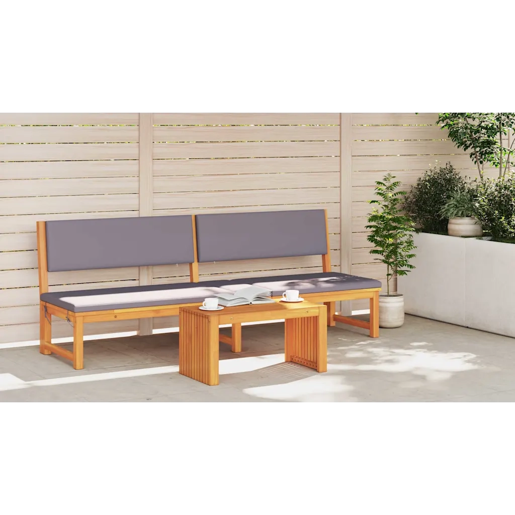 Tavolo laterale Olio Naturale 70 x 35 x 35 cm 4108119
