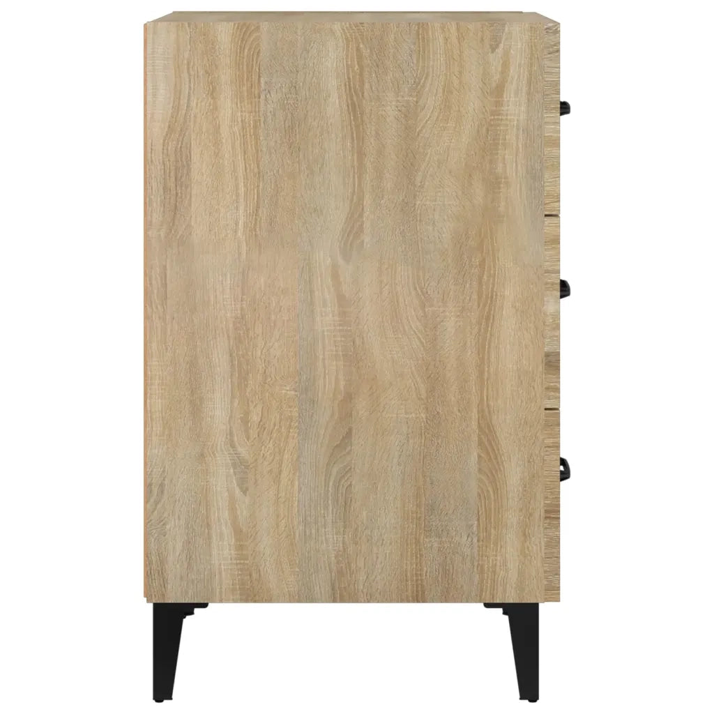 Comodino Rovere Sonoma 40x40x66 cm in Legno Multistrato cod mxl 31131