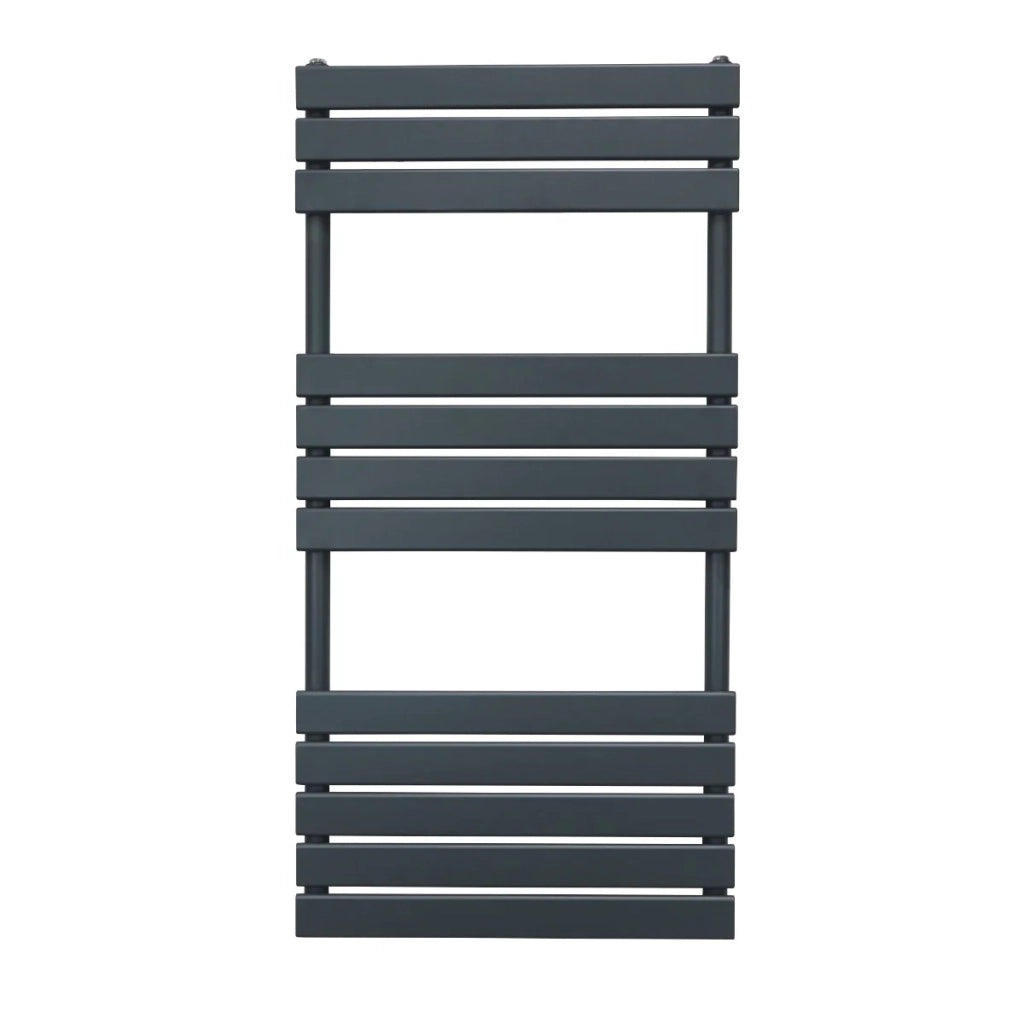 Radiatore per asciugamani design a pannello piatto 1200 x 600 mm per bagno ad incasso  Grigio Antracite