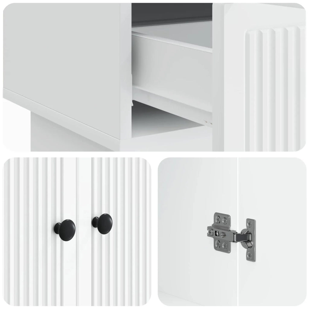 Credenza Bianco 66 x 34,5 x 95 cm Legno ingegnerizzato 893975