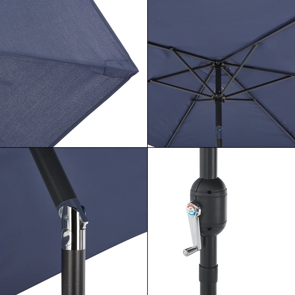 Ombrellone esagonale in poliestere 270 x 235 blu navy 03_0008044