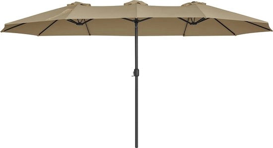 Parasole da Giardino Extra Grande - 460 x 270 cm - Protezione UV UPF 50+