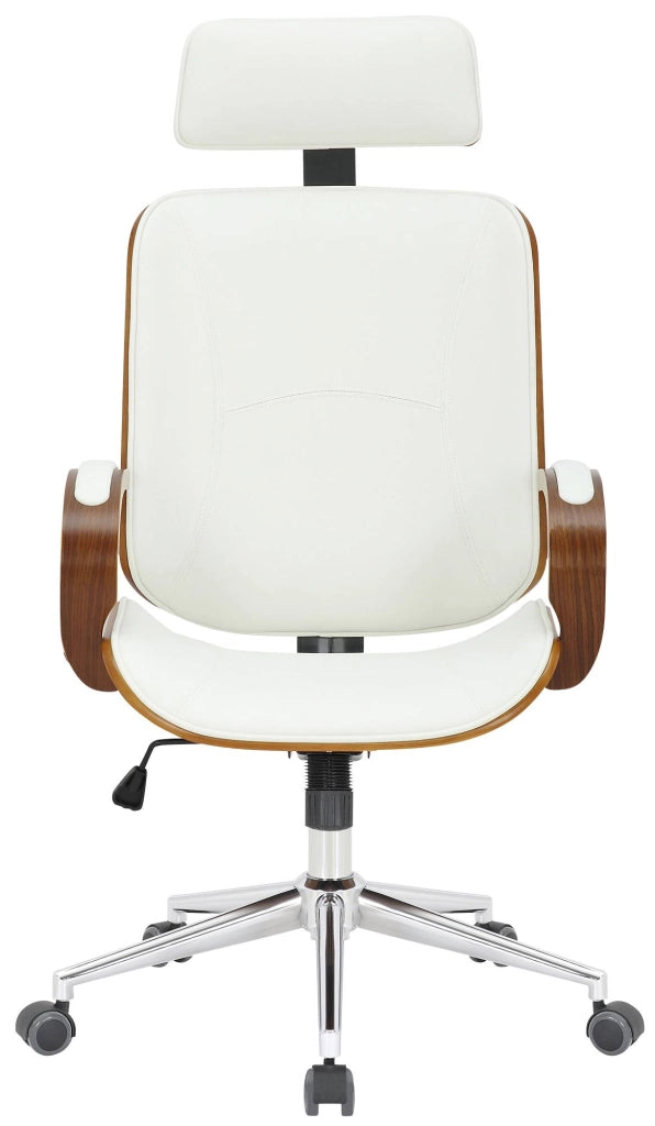 Sedia da ufficio Dayton Noce/bianco