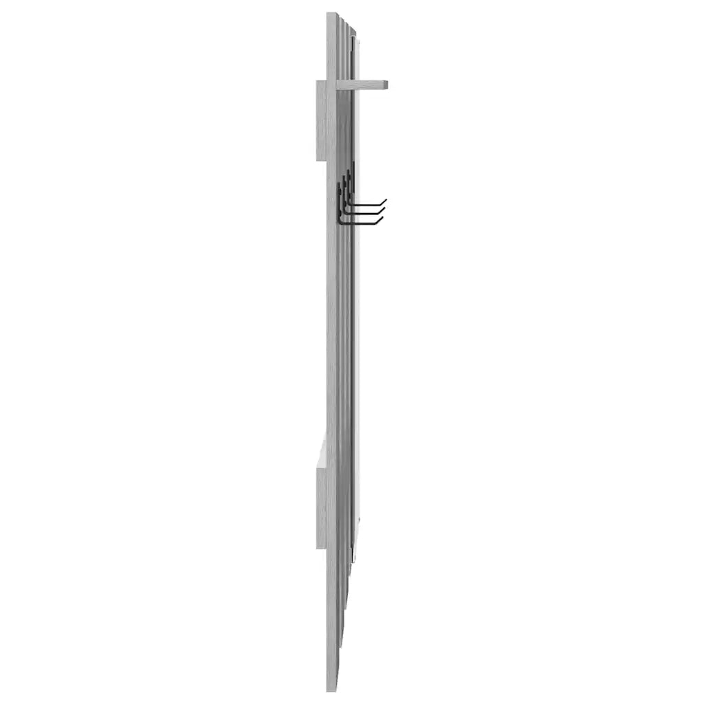 Appendiabiti a muro Grigio Sonoma 100 x 10 x 100 cm CFW3534708