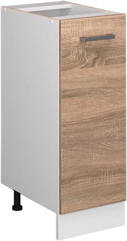 Armadio cucina dispensa alto R-Line, Sonoma, 30 cm senza piano di lavoro, per la libera combinazione all'interno di sistemi cucina modulari
