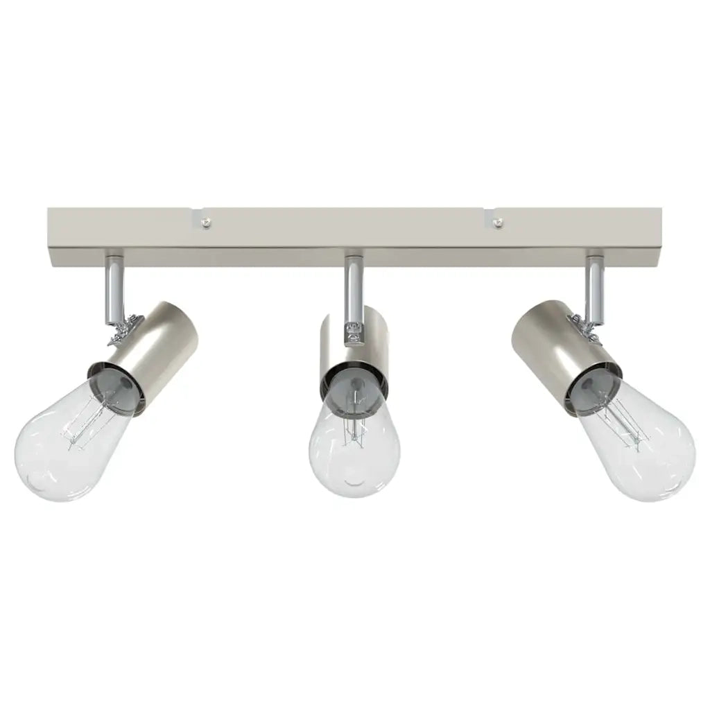 Faretto da soffitto Nichel 38 x 6,5 x 11,5 cm Metallo 4108184