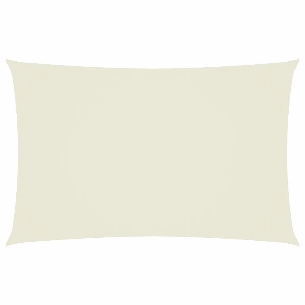 Parasole a Vela Oxford Rettangolare 2x4,5 m Crema 135203