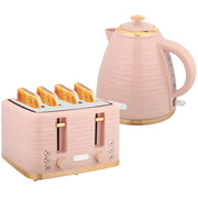 Tostapane Bollitore 2 in 1 ¨C Zephmum ¨C Rosa, 7 Livelli Tostatura, Funzioni Scongelamento e Riscaldamento
