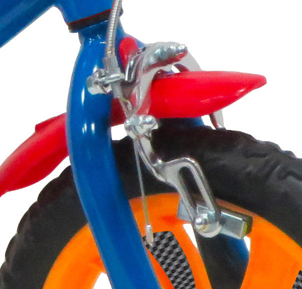 Bicicletta per Bambino 12” 1 Freno Gomme in EVA Hot Wheels Blu