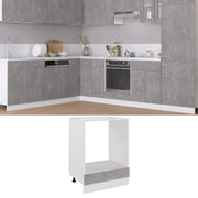 Mobile per Forno Grigio Cemento 60x46x81,5 cm Legno Multistratocod mxl 120890