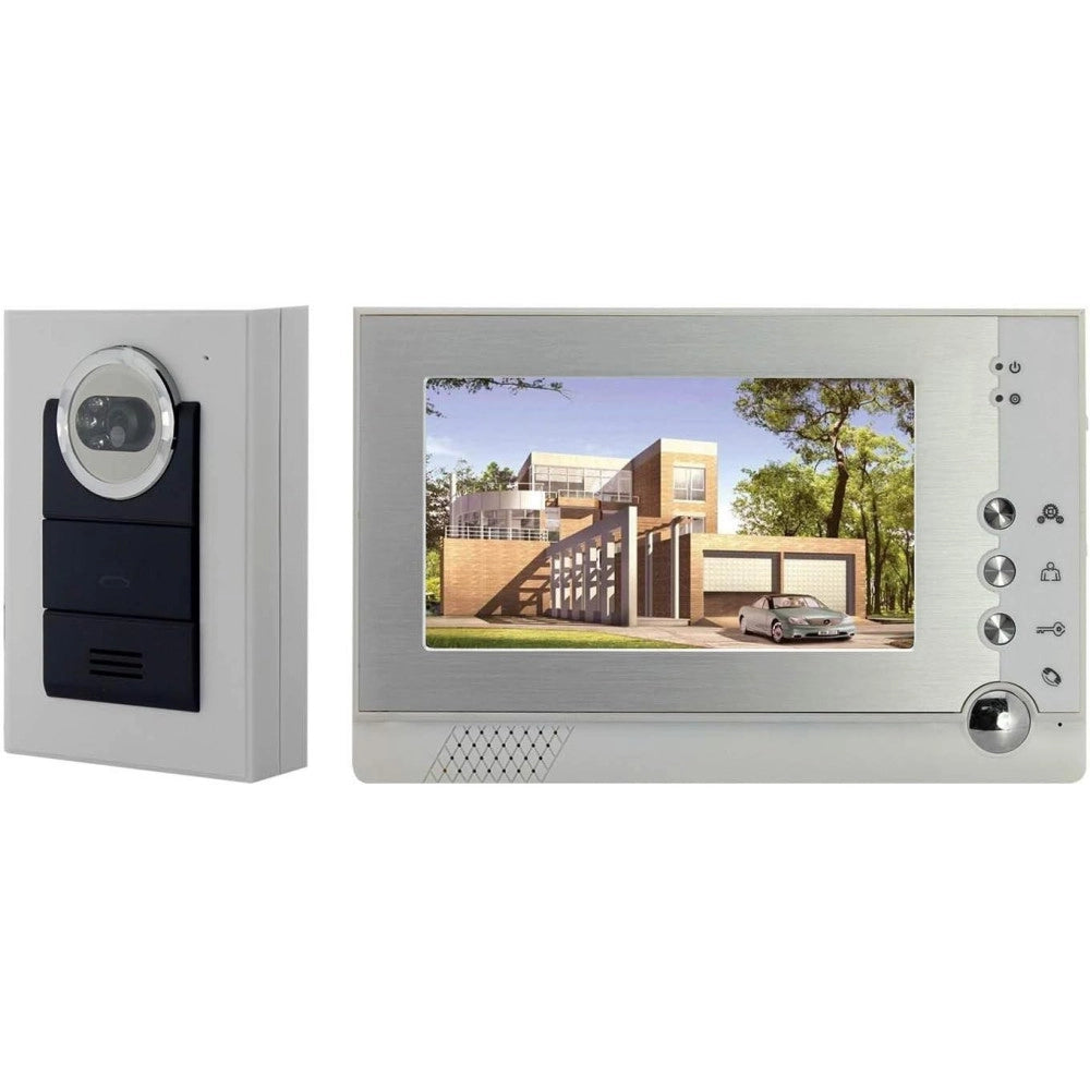 Trade Shop - Kit Video Citofono Videocitofono Monitor 7" Telecamera Ir Giorno Notte -