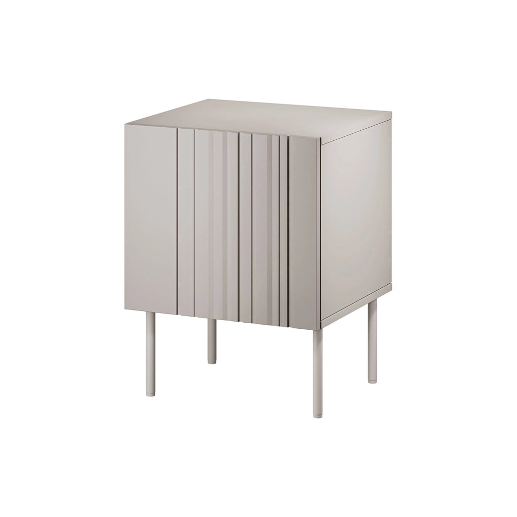 Russi, Comodino Cassetti, 59x42x44.5h cm Beige
