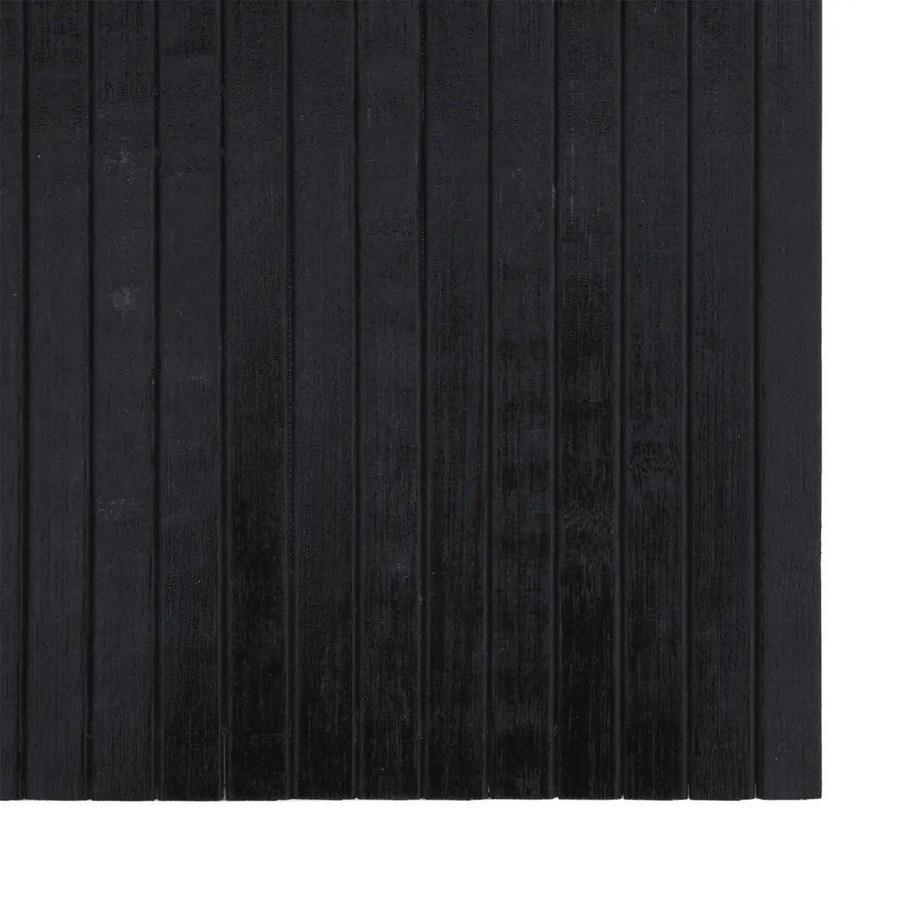 Tappeto Rettangolare Nero 70x400 cm in BambÃ¹